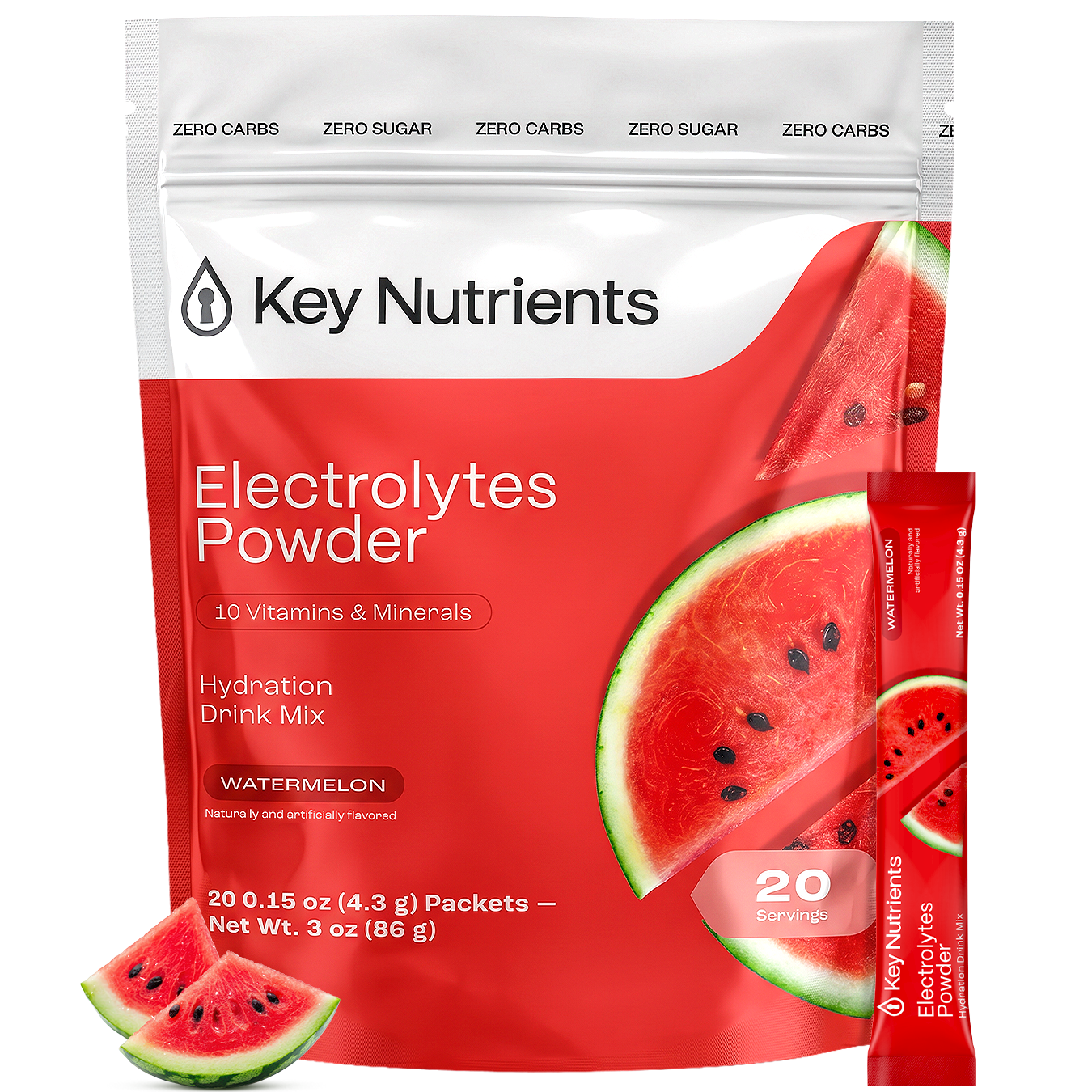Electrolyte Recovery Plus Powder (Sugar-Free) Key Nutrients