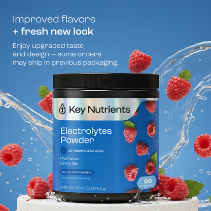 Electrolyte Recovery Plus Powder (Sugar-Free) Key Nutrients