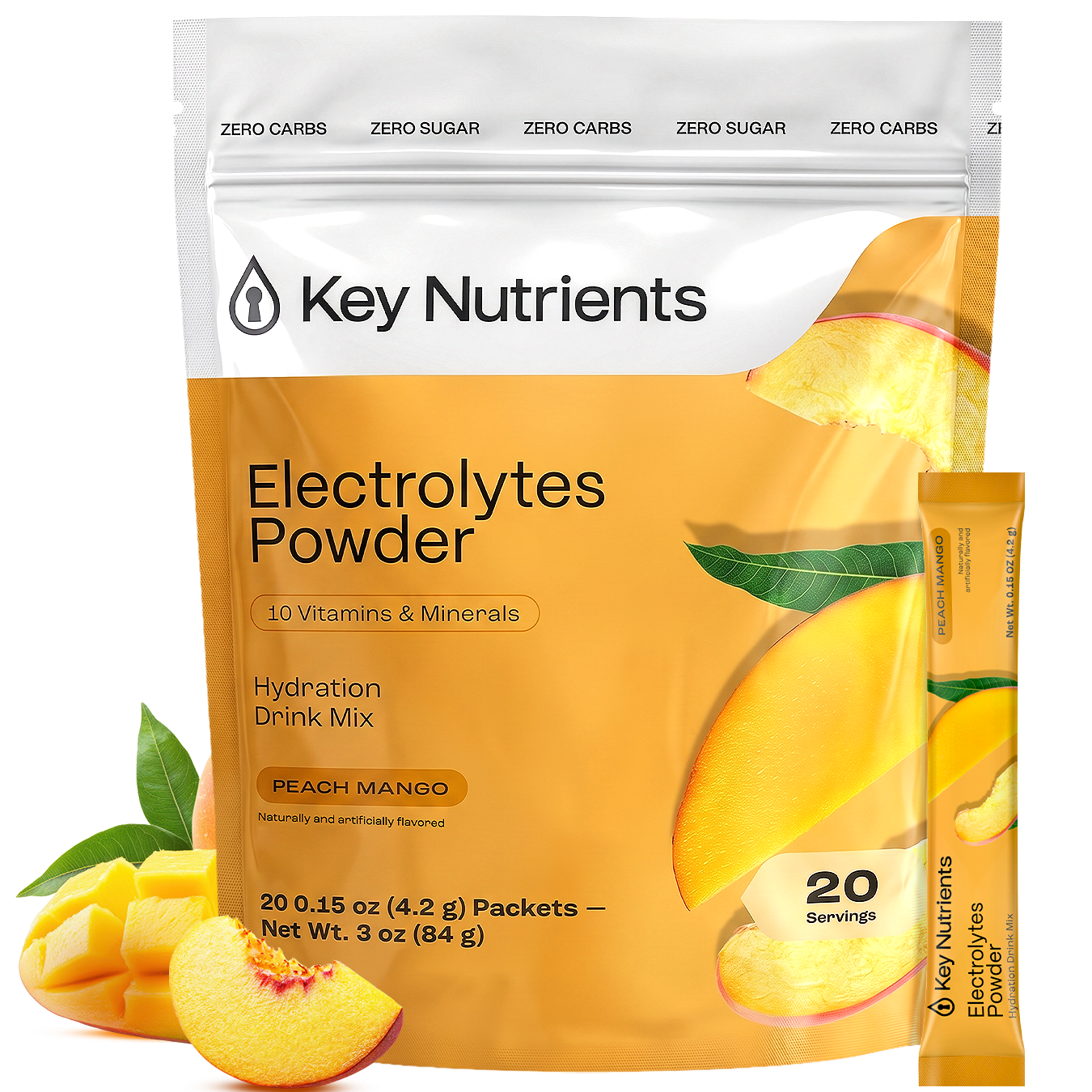 Electrolyte Recovery Plus Powder (Sugar-Free) Key Nutrients