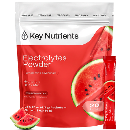 Electrolyte Recovery Plus Powder (Sugar-Free) Key Nutrients