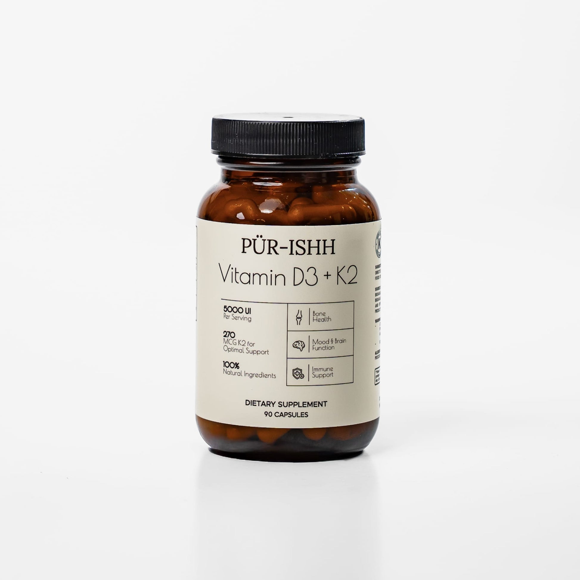 Vitamin D3 & K2 Purishh