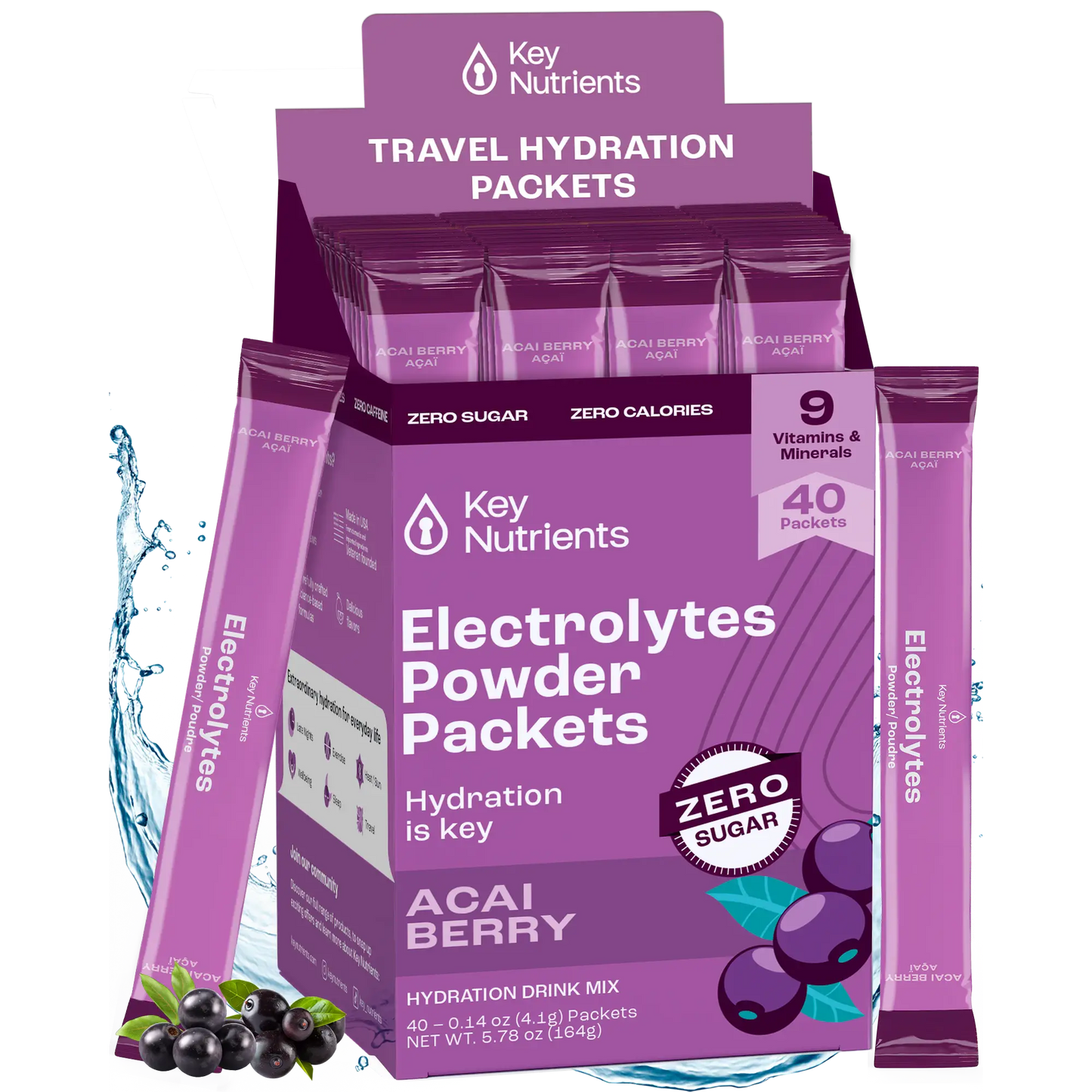 Electrolyte Recovery Plus Powder (Sugar-Free) Key Nutrients