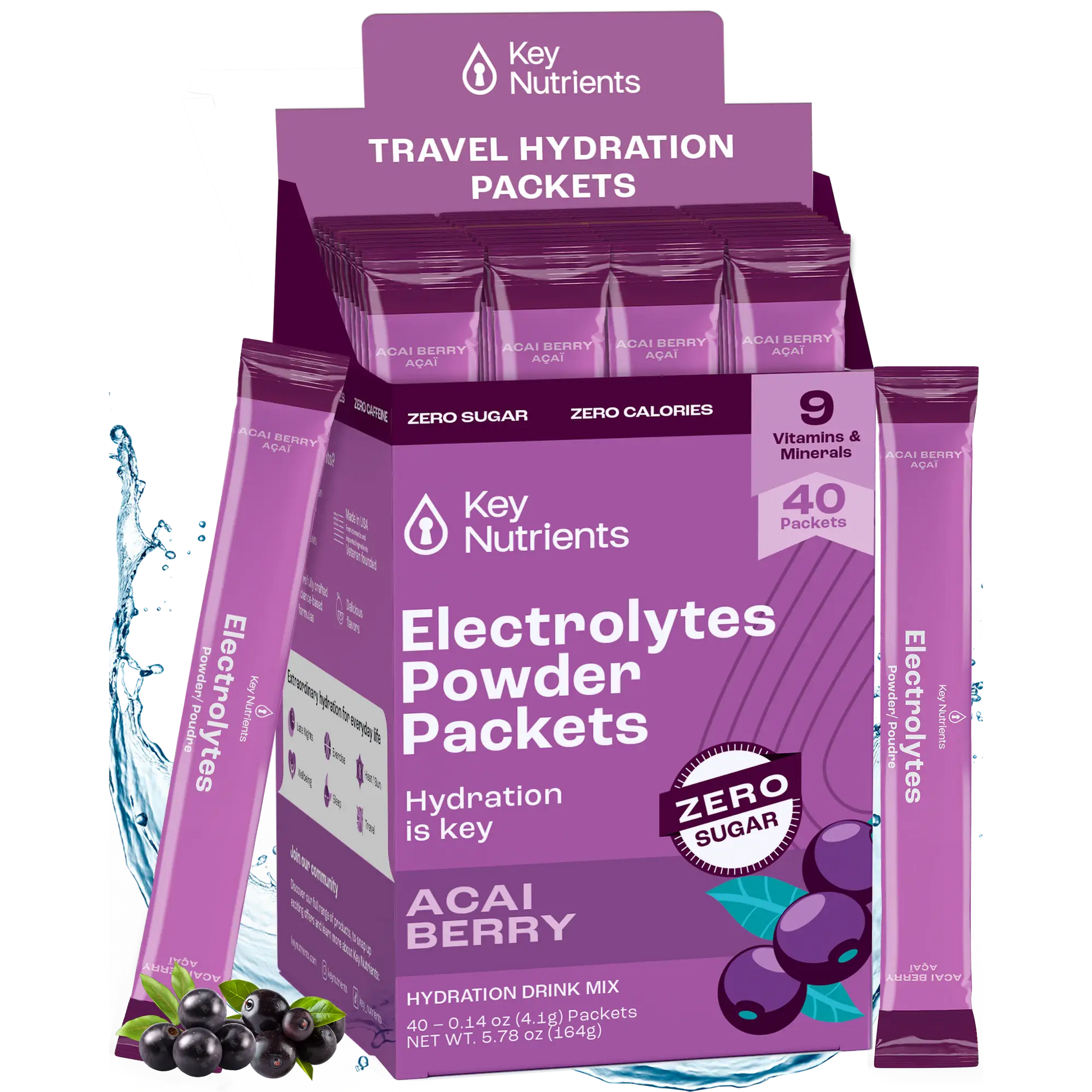 Electrolyte Recovery Plus Powder (Sugar-Free) Key Nutrients