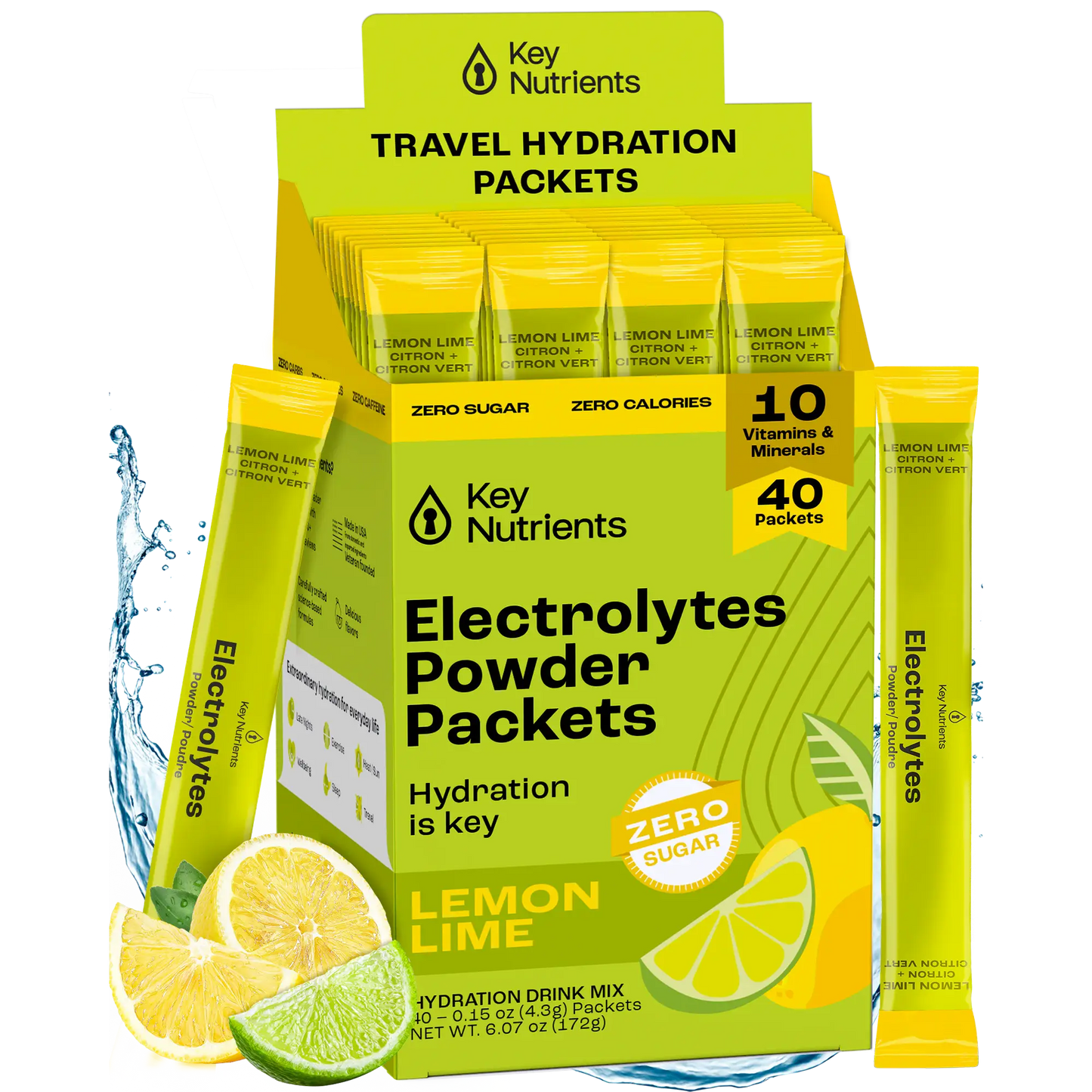 Electrolyte Recovery Plus Powder (Sugar-Free) Key Nutrients