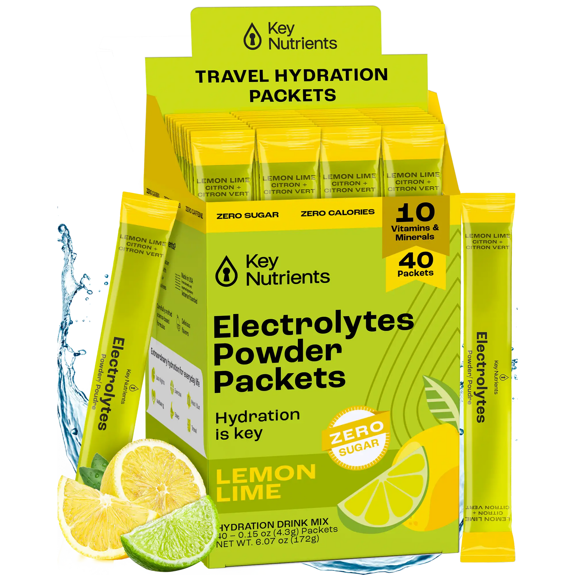 Electrolyte Recovery Plus Powder (Sugar-Free) Key Nutrients