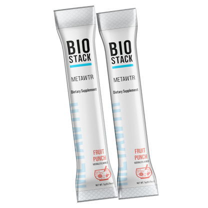 MetaWTR Hydration Fruit Punch - 10 Stick Pack BioStack