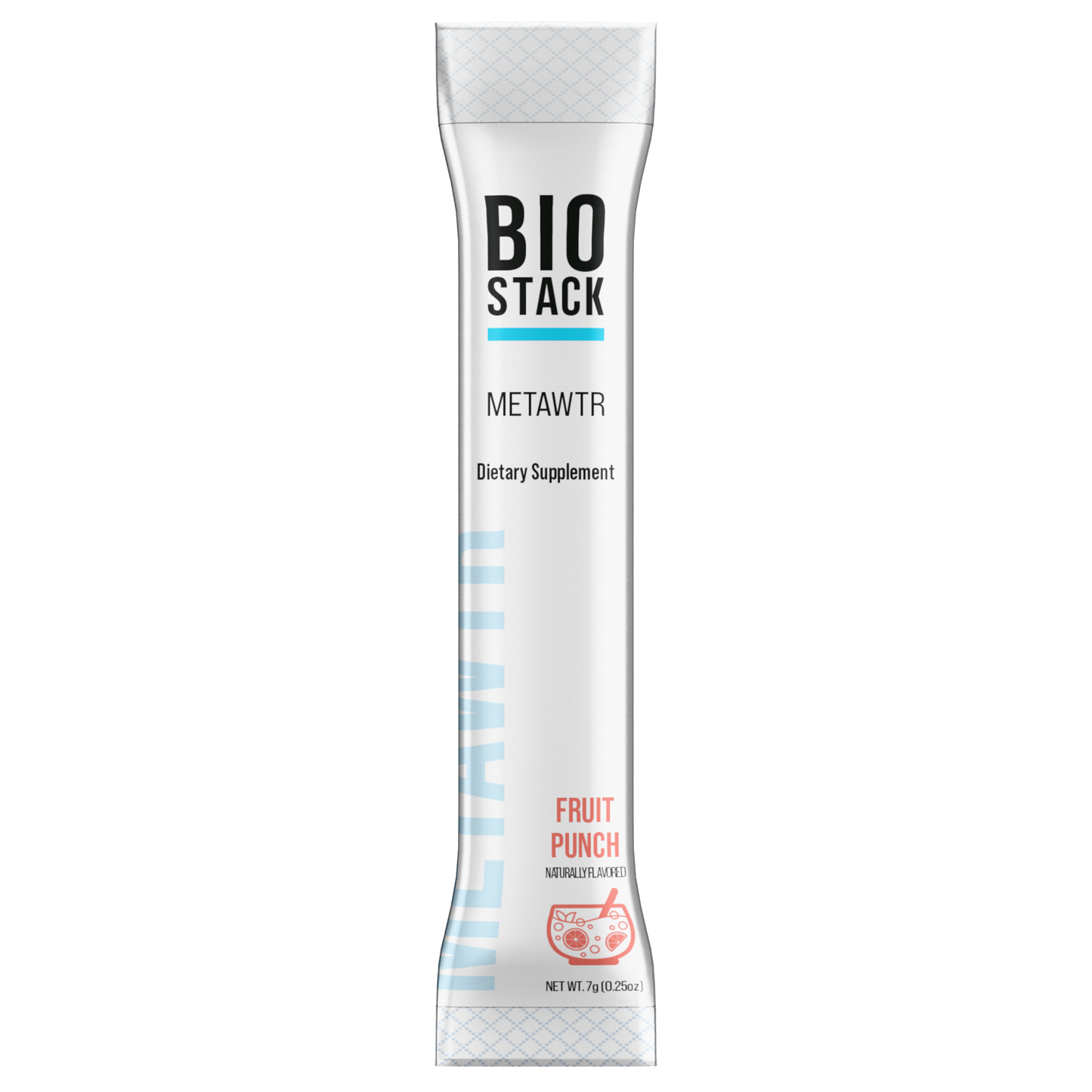 MetaWTR Hydration Fruit Punch - 10 Stick Pack BioStack