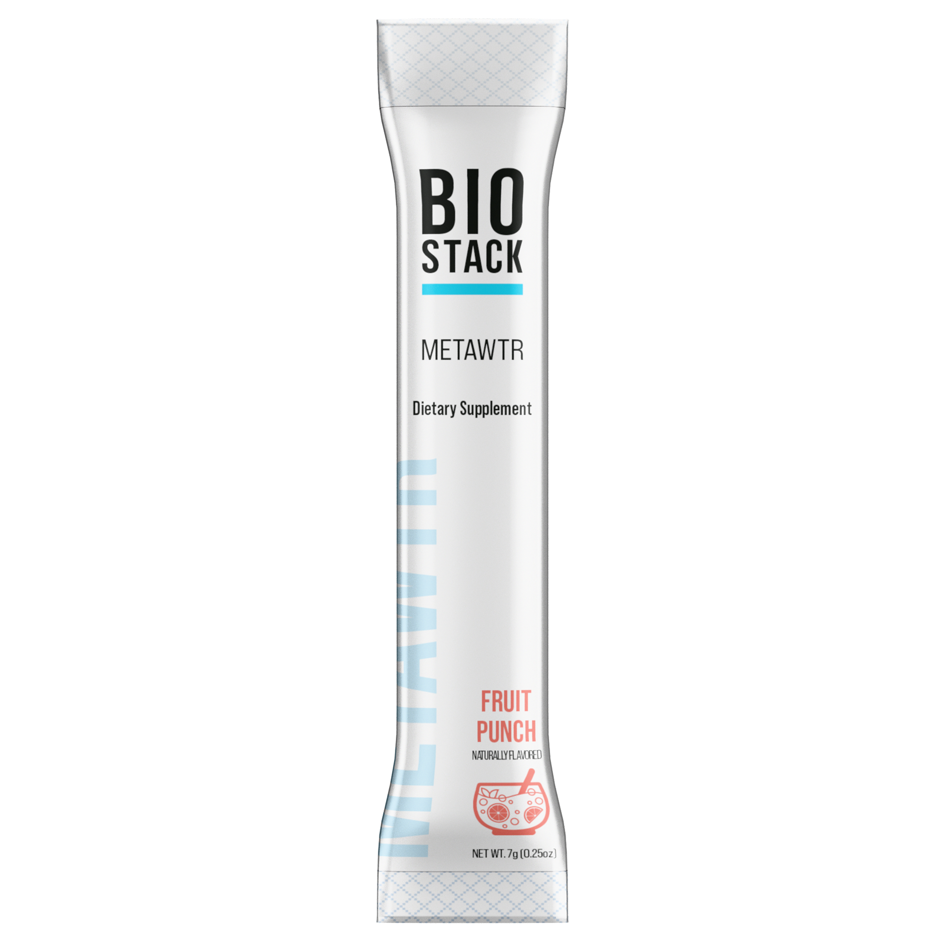 MetaWTR Hydration Fruit Punch - 10 Stick Pack BioStack