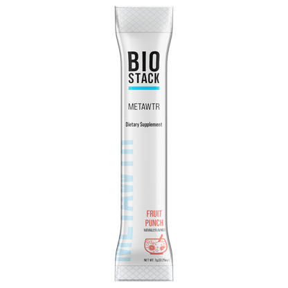 MetaWTR Hydration Fruit Punch - 10 Stick Pack BioStack