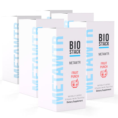 MetaWTR Hydration Fruit Punch - 10 Stick Pack BioStack