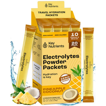 Electrolyte Recovery Plus Powder (Sugar-Free) Key Nutrients
