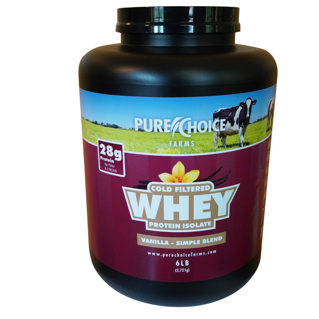 Whey Protein Isolate with Organic Vanilla Pure Choice Farms