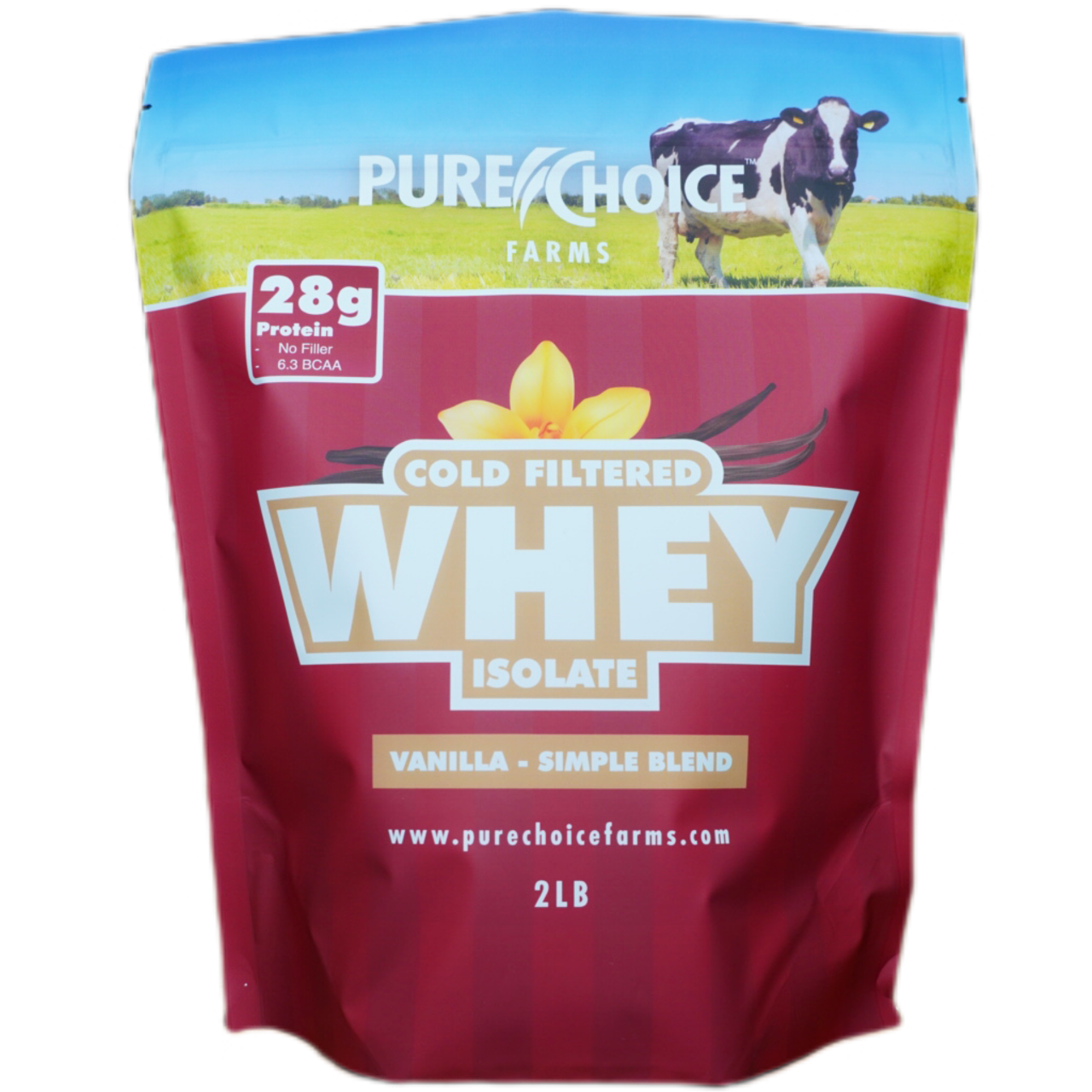 Whey Protein Isolate with Organic Vanilla Pure Choice Farms