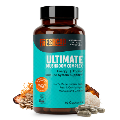 Organic Mushroom Complex Supplement Capsules FreshCap Mushrooms