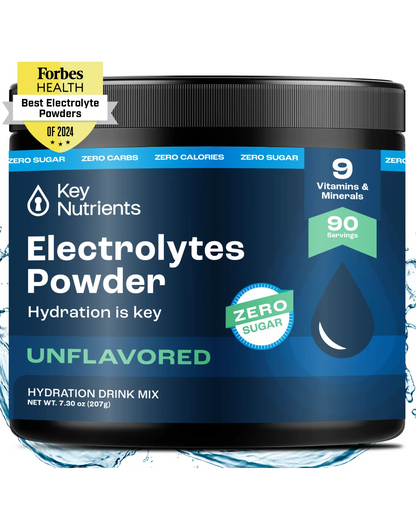 Electrolyte Recovery Plus Powder (Sugar-Free) Key Nutrients